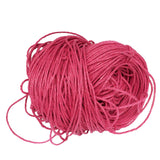 Maxbell 80 Metres Waxed Cotton Cords Strings Rope For Jewelry Crafts Making 1.5mm Fuchsia