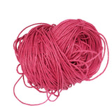 Maxbell 80 Metres Waxed Cotton Cords Strings Rope For Jewelry Crafts Making 1.5mm Fuchsia