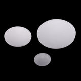 Maxbell 100 Pieces Plastic Round Buttons Base for DIY Fabric Cloth Buttons 35mm