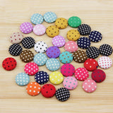 Maxbell 100 Pieces Plastic Round Buttons Base for DIY Fabric Cloth Buttons 35mm
