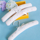 Maxbell Lovely Baby Kids Padded Cotton Ribbon Clothes Hanger Home Decoration Pink