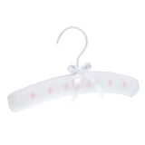 Maxbell Lovely Baby Kids Padded Cotton Ribbon Clothes Hanger Home Decoration Pink