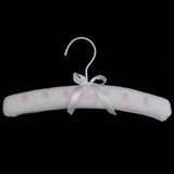 Maxbell Lovely Baby Kids Padded Cotton Ribbon Clothes Hanger Home Decoration Pink