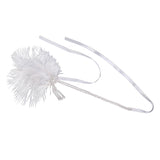 Maxbell Women's Gorgeous Party Prom Flapper Headbands 1920s Feather Crystal Headband