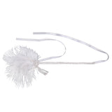 Maxbell Women's Gorgeous Party Prom Flapper Headbands 1920s Feather Crystal Headband