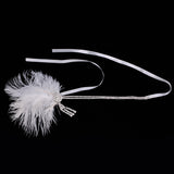 Maxbell Women's Gorgeous Party Prom Flapper Headbands 1920s Feather Crystal Headband