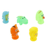 Maxbell Baby Squeaky Bath Time Toy Rubber Mini Colorful Animals Set of 5 Pcs