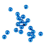 Maxbell 20PCS Stainless Steel Piercing Jewelry Replacement Ball 1.2X3mm Blue