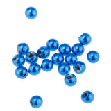 Maxbell 20PCS Stainless Steel Piercing Jewelry Replacement Ball 1.2X3mm Blue