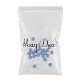 Maxbell 20PCS Stainless Steel Piercing Jewelry Replacement Ball 1.2X3mm Blue