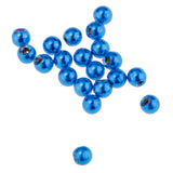 Maxbell 20PCS Stainless Steel Piercing Jewelry Replacement Ball 1.2X3mm Blue