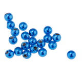 Maxbell 20PCS Stainless Steel Piercing Jewelry Replacement Ball 1.2X3mm Blue