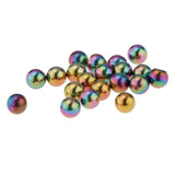 Maxbell 20 Piece Stainless Steel 4mm Piercing Jewelry Balls fit 14g Bar Colorful