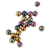 Maxbell 20 Piece Stainless Steel 4mm Piercing Jewelry Balls fit 14g Bar Colorful