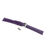 Maxbell Leather Watch Strap 12mm-20mm Wristband for Men Women 18mm Purple