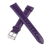 Maxbell Leather Watch Strap 12mm-20mm Wristband for Men Women 18mm Purple