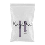 Maxbell Leather Watch Strap 12mm-20mm Wristband for Men Women 18mm Purple