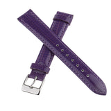 Maxbell Leather Watch Strap 12mm-20mm Wristband for Men Women 18mm Purple