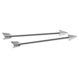 Maxbell Alloy Tribal Arrow Cartilage Stud Body Piercing Earring  Alergy Free Silver