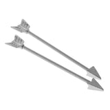 Maxbell Alloy Tribal Arrow Cartilage Stud Body Piercing Earring  Alergy Free Silver