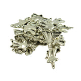 Maxbell 50pcs Tibetan Silver Alloy Floating Ghost Jewelry DIY Making charms Pendant