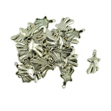 Maxbell 50pcs Tibetan Silver Alloy Floating Ghost Jewelry DIY Making charms Pendant