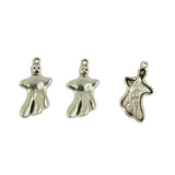 Maxbell 50pcs Tibetan Silver Alloy Floating Ghost Jewelry DIY Making charms Pendant