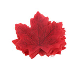 Maxbell 50pcs Fall Wedding Maple Leaf Leaves Favor Decorations Photo Props Dark Red