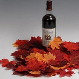 Maxbell 50pcs Fall Wedding Maple Leaf Leaves Favor Decorations Photo Props Dark Red