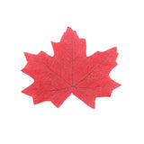 Maxbell 50pcs Fall Wedding Maple Leaf Leaves Favor Decorations Photo Props Dark Red