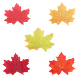 Maxbell 50pcs Fall Wedding Maple Leaf Leaves Favor Decorations Photo Props Dark Red