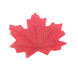 Maxbell 50pcs Fall Wedding Maple Leaf Leaves Favor Decorations Photo Props Dark Red