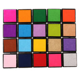 Maxbell Rubber Stamps Ink Pad Vivid Multi Colours Set Craft Card Making Scrapbooking