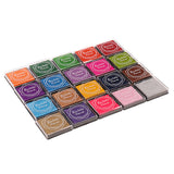Maxbell Rubber Stamps Ink Pad Vivid Multi Colours Set Craft Card Making Scrapbooking