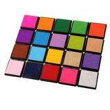 Maxbell Rubber Stamps Ink Pad Vivid Multi Colours Set Craft Card Making Scrapbooking