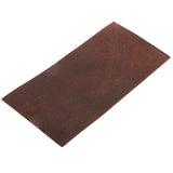Maxbell Genuine Real Leather Top Layer Leather Fabric for Leathercraft Deep coffee