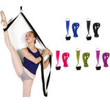 Maxbell Adjust Yoga Ballet Dance Leg Stretcher Door Band Foot Fitness Belt Black