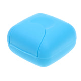 Maxbell Travel Soap Dish Box Case Holder Container Shower Home Bathroom Blue