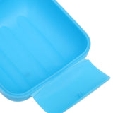 Maxbell Travel Soap Dish Box Case Holder Container Shower Home Bathroom Blue