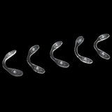 Maxbell Pack of 5 Eyewear Silicone Conjoined Nose Pads Eyewear Accessories Clear