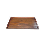Maxbell Natural Wood Serving Tray SPA Tea Food Server Dishes Platter Brown Plate-XS