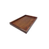 Maxbell Natural Wood Serving Tray SPA Tea Food Server Dishes Platter Brown Plate-XS