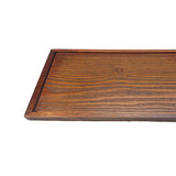 Maxbell Natural Wood Serving Tray SPA Tea Food Server Dishes Platter Brown Plate-XS