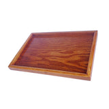 Maxbell Natural Wood Serving Tray SPA Tea Food Server Dishes Platter Brown Plate-M