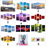 Maxbell 20cm Canvas Modern Decor Wall Art Painting Picture Sunset Scenery Print