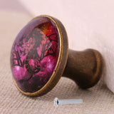 Maxbell Round Zinc Alloy Door Drawer Cabinet Wardrobe Knob Pull Handle Decor Dragon