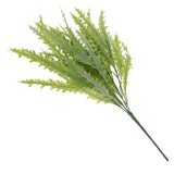 Maxbell Artificial Kelp Grass 5 Branch Foliage Plastic Plant Home Garden -Yellow