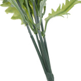 Maxbell Artificial Kelp Grass 5 Branch Foliage Plastic Plant Home Garden -Yellow