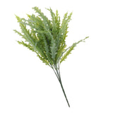 Maxbell Artificial Kelp Grass 5 Branch Foliage Plastic Plant Home Garden -Yellow