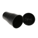 Maxbell Mini Dustbin Trash Bin Rubbish Garbage Can Storage Box for Car Truck - Black